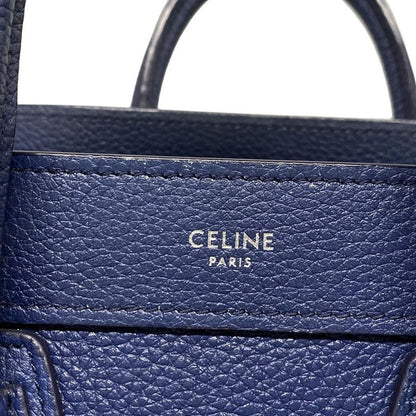 Celine Handbag Luggage Nano Shopper Navy