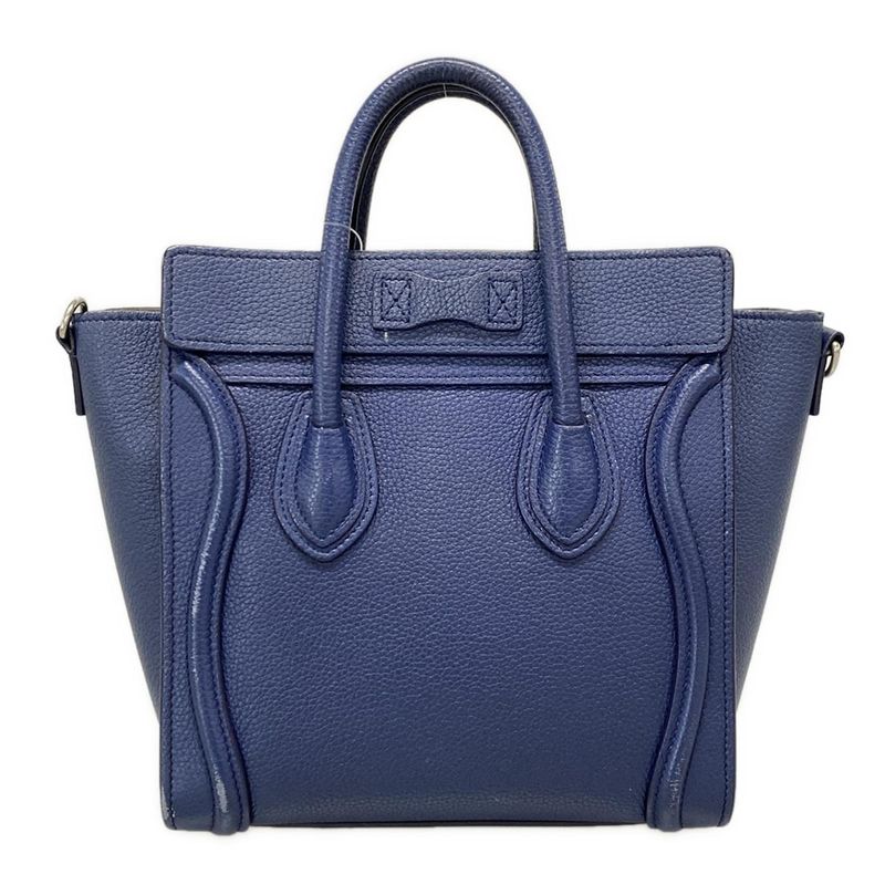 Celine Handbag Luggage Nano Shopper Navy