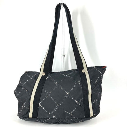 Chanel Shoulder Bag Pet Bag Nylon Black