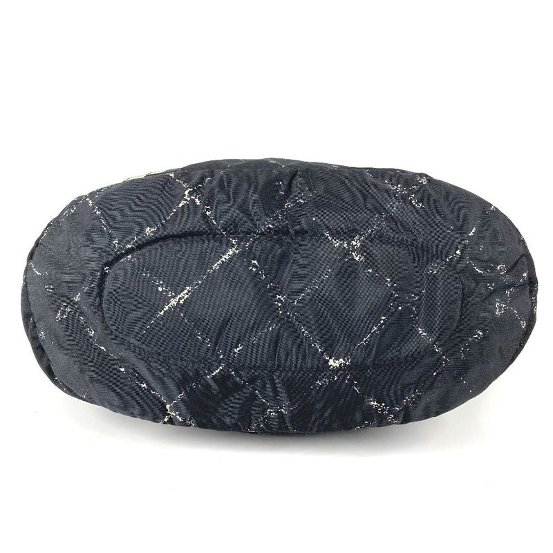 Chanel Shoulder Bag Pet Bag Nylon Black