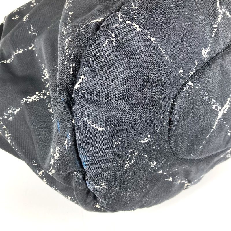 Chanel Shoulder Bag Pet Bag Nylon Black