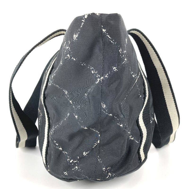 Chanel Shoulder Bag Pet Bag Nylon Black