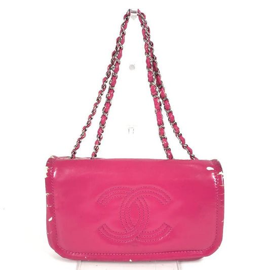 Chanel Shoulder Bag CC Coco A49863 Coated Canvas Pink