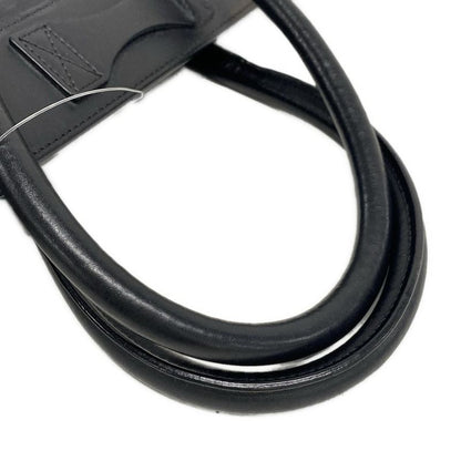 Celine Handbag Luggage Micro Shopper Gray X Khaki X Black