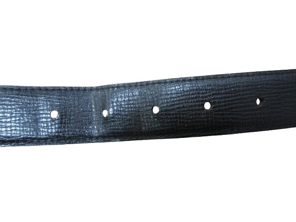 Loewe Belt Dove None Land Leather Black AA QQQ