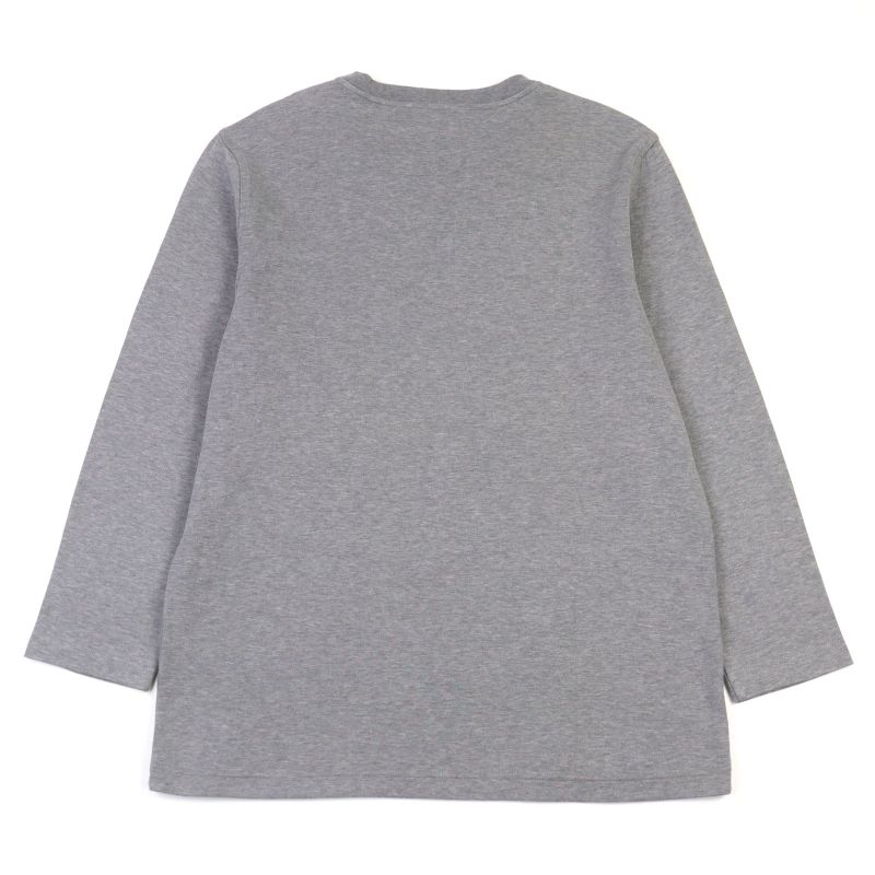 Louis Vuitton 13wjck Gaston V Crew Neck Long Sleeve T-shirt With Pocket Grayish