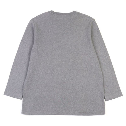 Louis Vuitton 13wjck Gaston V Crew Neck Long Sleeve T-shirt With Pocket Grayish