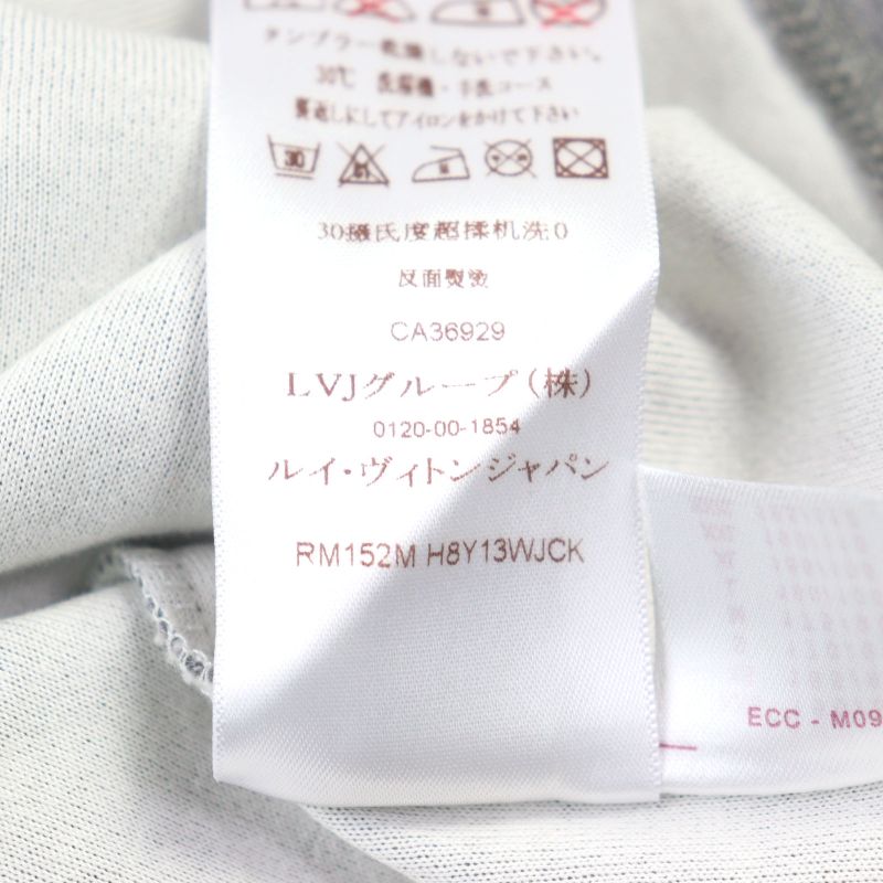 Louis Vuitton 13wjck Gaston V Crew Neck Long Sleeve T-shirt With Pocket Grayish