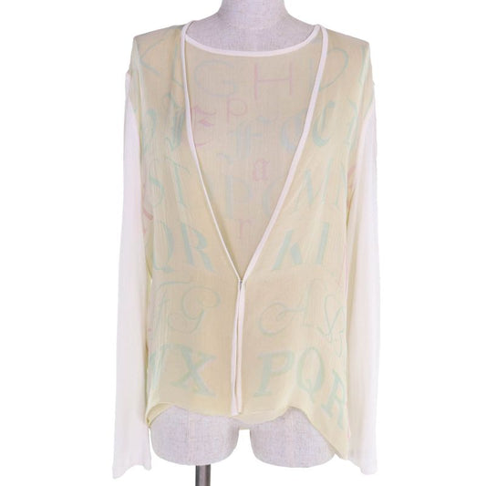 Hermes Vintage Margiela Period Sleeveless Cardigan Ensemble