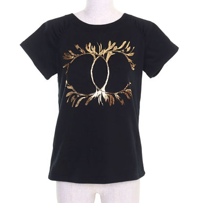 CHANEL P57840 100% Cotton Raglan Sleeve Crew Neck Sweatshirt Top With Coco Mark