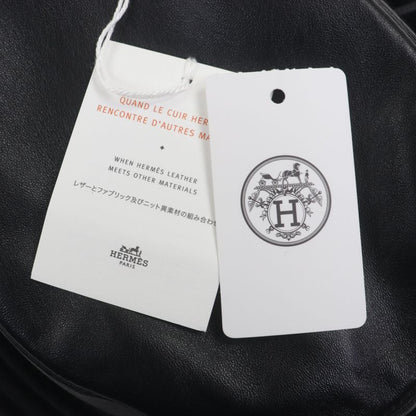 Hermes Sheepskin Lambleather Lined With 100% Cashmere Silver Hardware Grenand