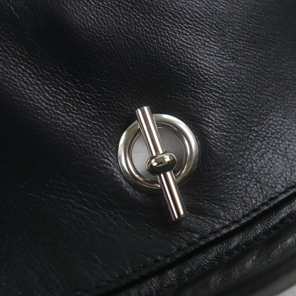 Hermes Sheepskin Lambleather Lined With 100% Cashmere Silver Hardware Grenand