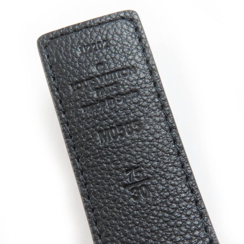 Louis Vuitton M0565 Monogram Canvas LV Initials Reversible Leather Belt Brown