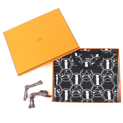 Hermes 2h4508db La Promenade Du Matin Morning Walk 100% Cotton Short Sleeve