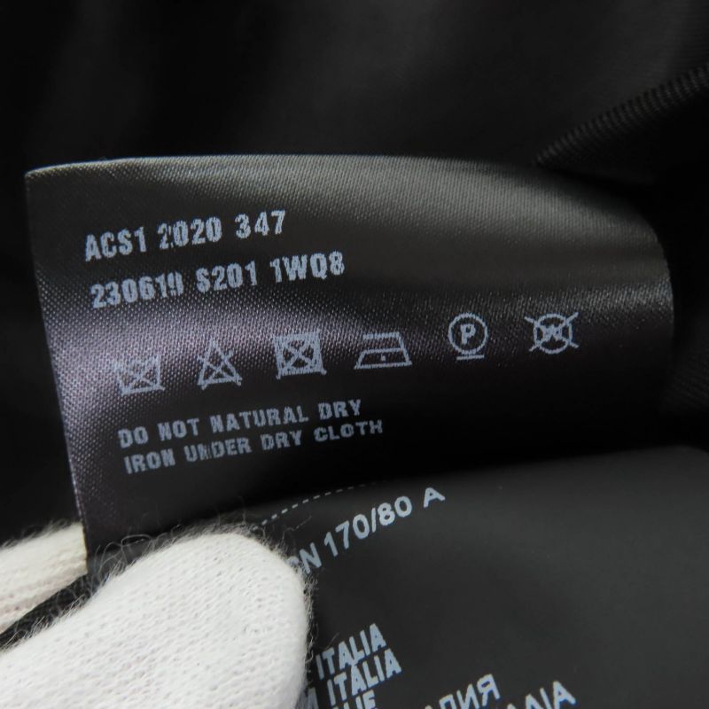 Prada 230619 Re-nylon Triangle Logo Plate Short Sleeve Shirt Dress Black 40