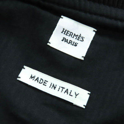 Hermes 25SS 5e0552dq 100% Cotton Serie Button Ekestrudiere Zip Up Sleeveless