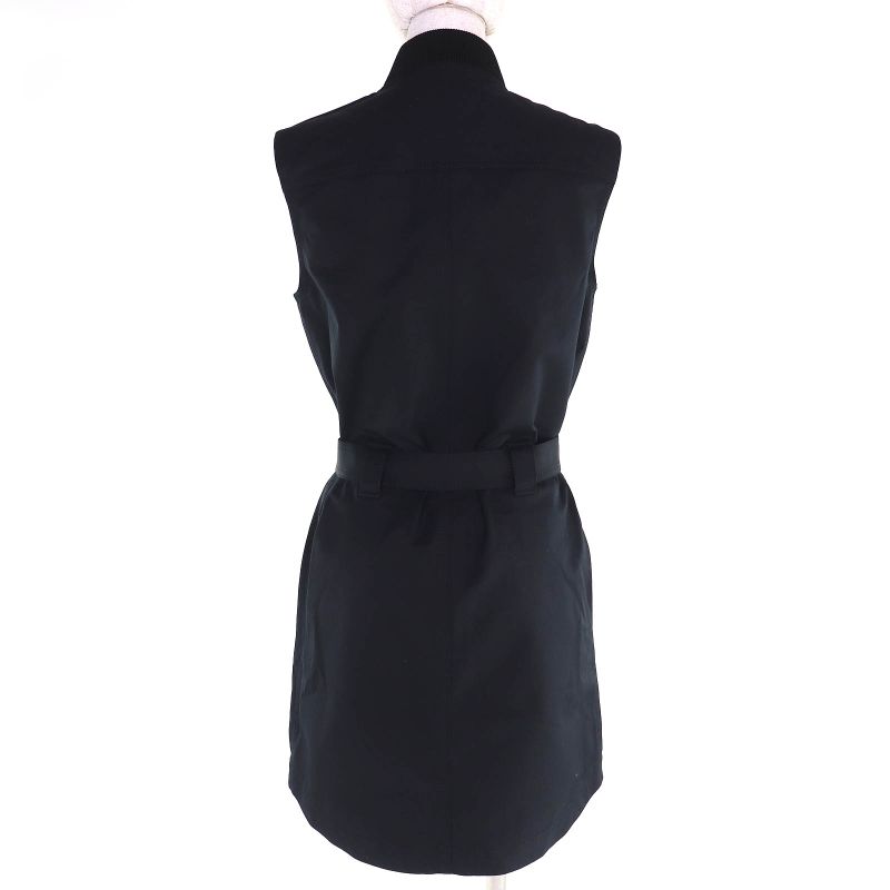 Hermes 25SS 5e0552dq 100% Cotton Serie Button Ekestrudiere Zip Up Sleeveless