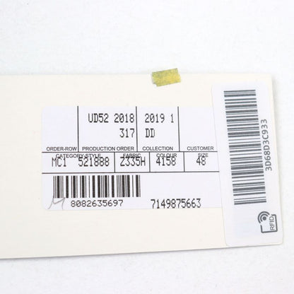 Gucci 521888 BEE Embroidered All-over Pattern Logo Button Piping Single