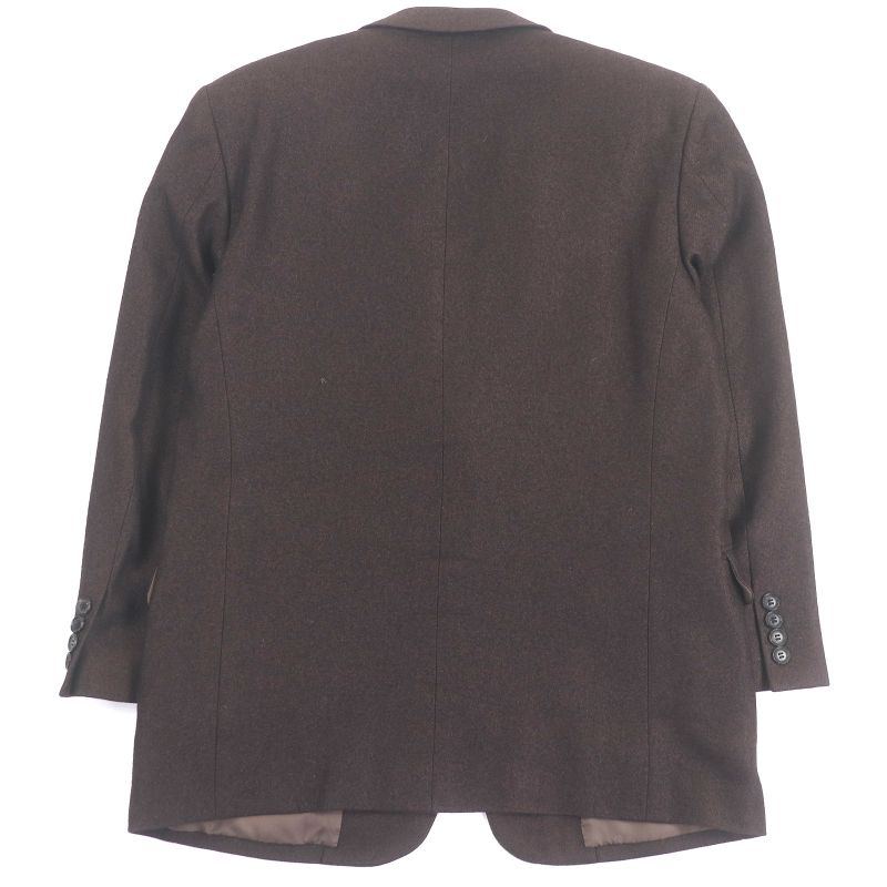 Christian DIOR Cashmere Silk Single Tweed Jacket Tailored Jacket Brown 54 Made