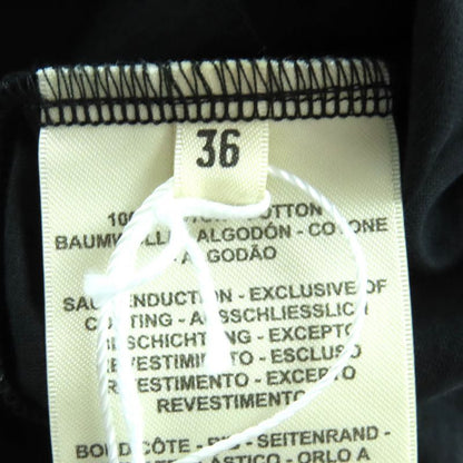 Hermes 24AW 4h4516da Cartouche 100% Cotton Crew Neck Short Sleeve Dress Black