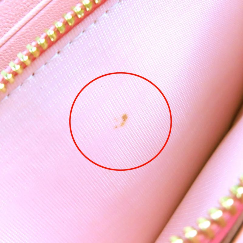 Bvlgari 288178 Circle Logo Hardware Clip Flap Leather Long Wallet Long Wallet