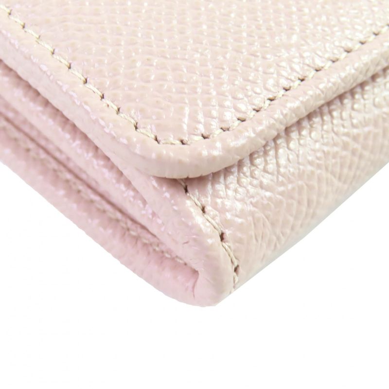 Bvlgari 288178 Circle Logo Hardware Clip Flap Leather Long Wallet Long Wallet