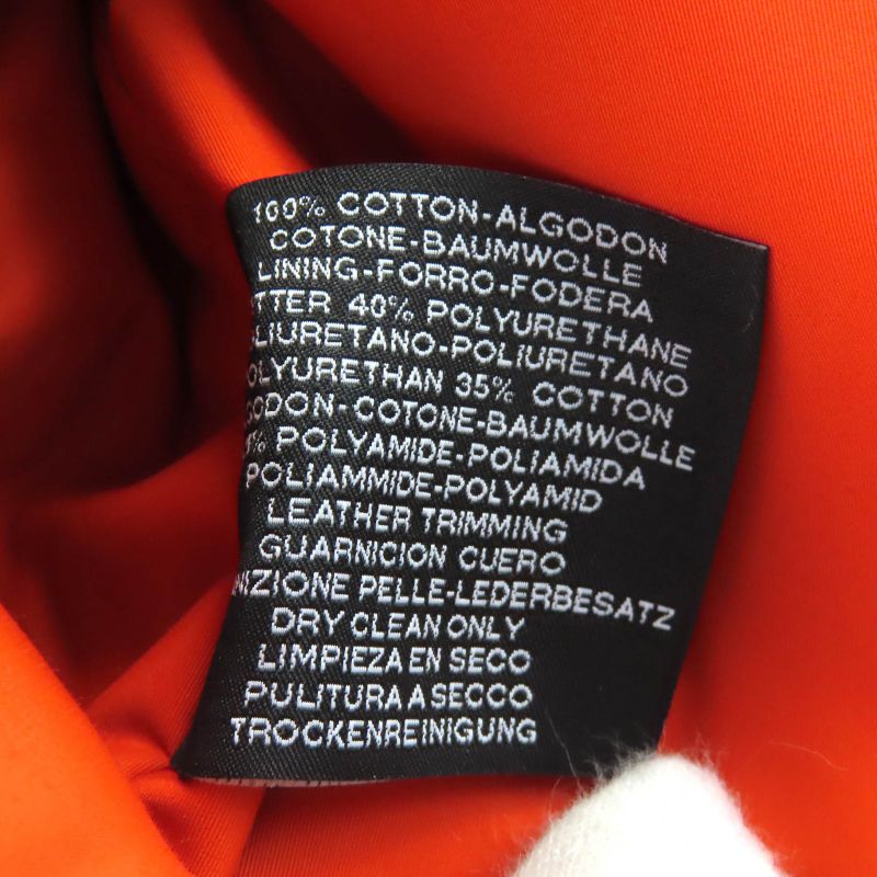 Hermes Bolide Pouch Mini Cotton 100% H Logo Embroidery Leather Use Cosmetic