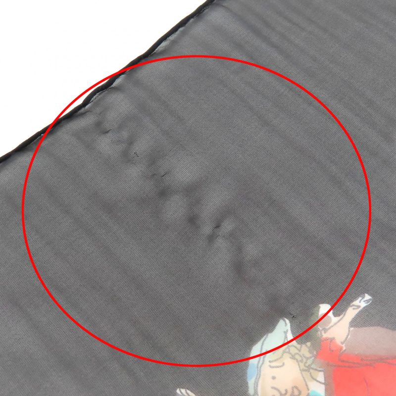 Hermes Cirque Molier Circus 100% Silk Noir/vert Eau/rouge Large Size Chiffon