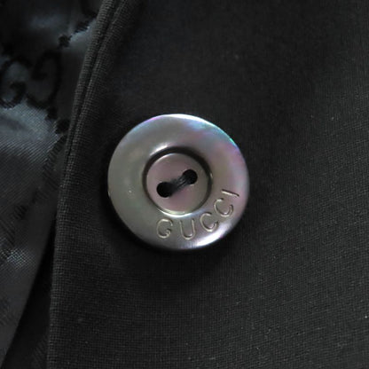 Gucci Tom Ford Period GG Pattern Lining Logo Buttons Wool Single Tailored