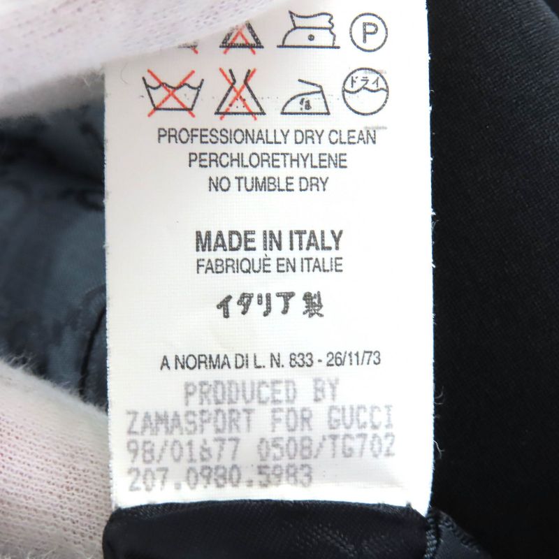 Gucci Tom Ford Period GG Pattern Lining Logo Buttons Wool Single Tailored