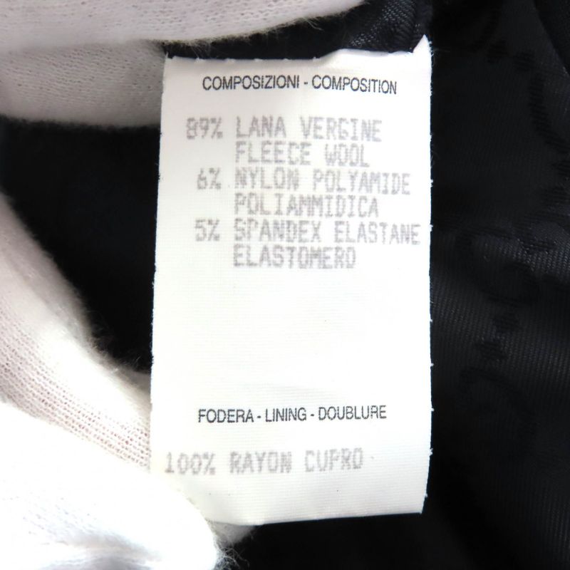 Gucci Tom Ford Period GG Pattern Lining Logo Buttons Wool Single Tailored