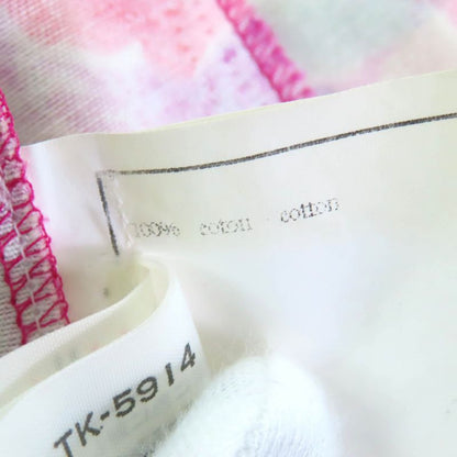 CHANEL Vintage 97P P07855v05589 100% Cotton Coco Button Camellia Short Sleeve