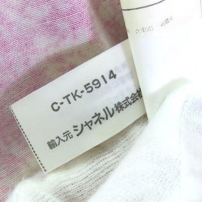 CHANEL Vintage 97P P07855v05589 100% Cotton Coco Button Camellia Short Sleeve