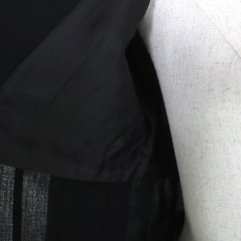 CHANEL Boutique CHANEL Boutique Vintage 96P P06431 Wool Silk Coco Mark Button