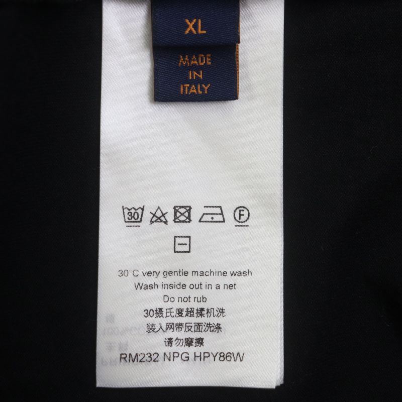  Louis Vuitton 23AW 100% Cotton Embroidered Tobins Crew Neck Short Sleeve