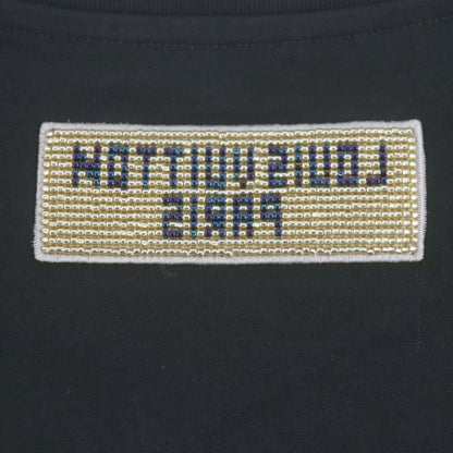  Louis Vuitton 23AW 100% Cotton Embroidered Tobins Crew Neck Short Sleeve