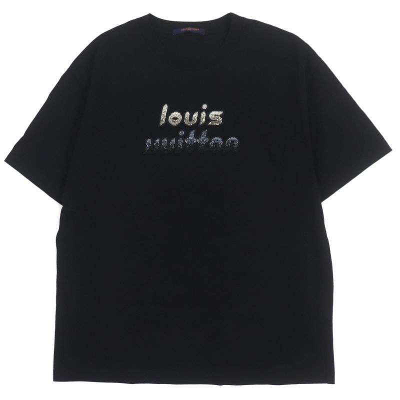 ▼ Louis Vuitton 23AW 100% Cotton Embroidered Tobins Crew Neck Short Sleeve