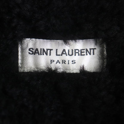  Saint Laurent Paris 484333 Sheepskin Lambleather Mouton Boa Zip-up Double