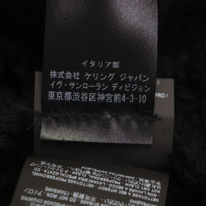  Saint Laurent Paris 484333 Sheepskin Lambleather Mouton Boa Zip-up Double