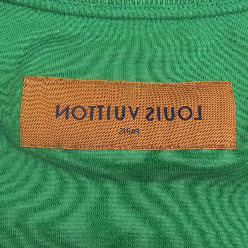 Louis Vuitton 100% Cotton Inside Out LV Debossed Embossed Logo Short Sleeve