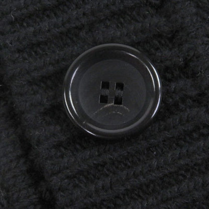 Louis Vuitton 23SS Thistle Wool Jacquard Knit Cardigan Black White M Made In