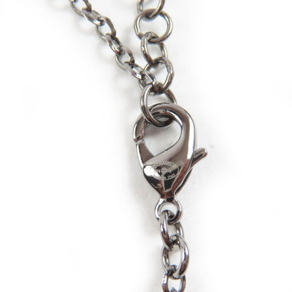 CHANEL B24K Camellia Coco Mark Faux Pearl And Rhinestone Necklace Black With