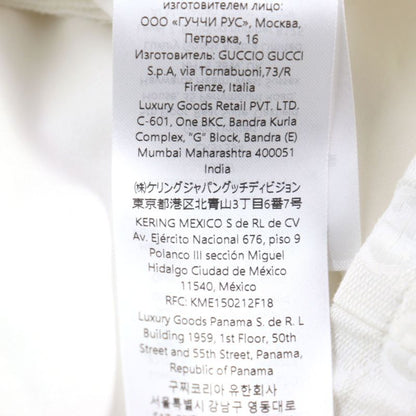 Gucci 816131 Linen-blend GG Canvas Shorts 2024 Current Model GG Logo Allover