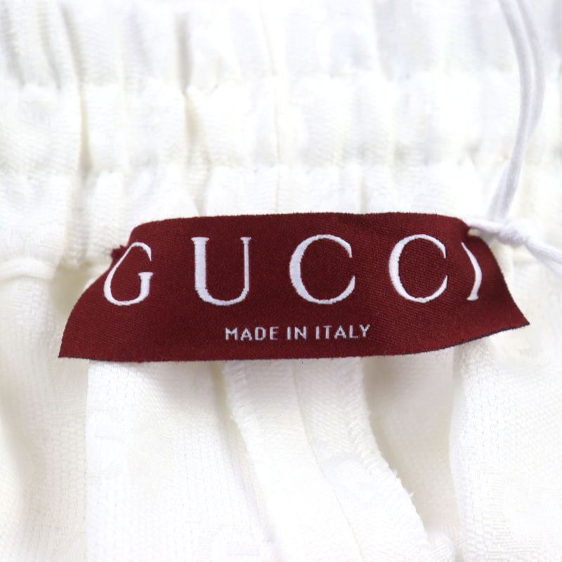 Gucci 816131 Linen-blend GG Canvas Shorts 2024 Current Model GG Logo Allover