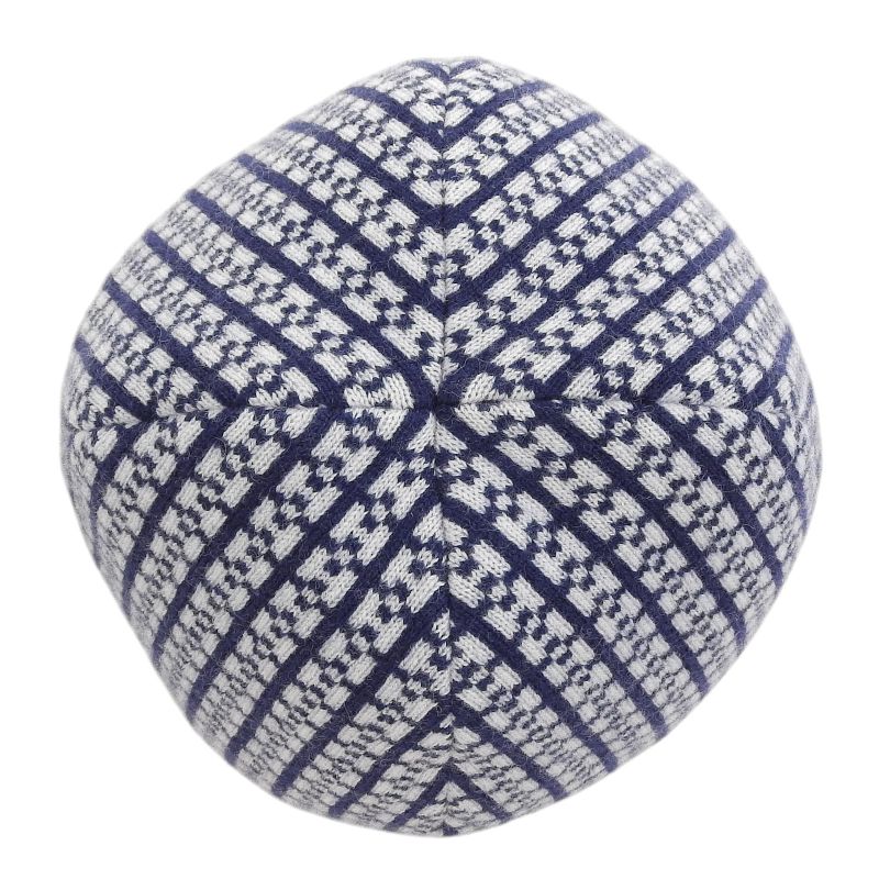 Hermes 23AW 232019n Bonnet Femme 100% Cashmere H Logo Knit Cap Navy M Storage