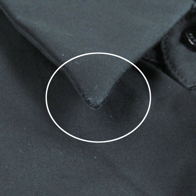 Fendi 2021 Fs0585 100% Cotton Logo Gold Plate Long Sleeve Long Sleeve Shirt