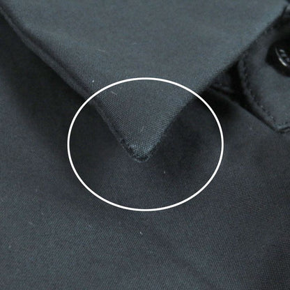 Fendi 2021 Fs0585 100% Cotton Logo Gold Plate Long Sleeve Long Sleeve Shirt