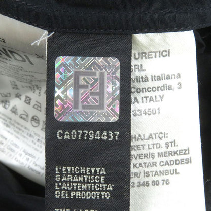 Fendi 2021 Fs0585 100% Cotton Logo Gold Plate Long Sleeve Long Sleeve Shirt