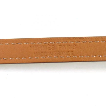 Hermes Croisiere Dubretour Nata Vosuift Gold Hardware Leather Bracelet T2