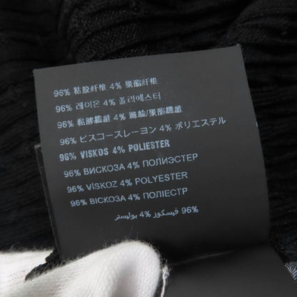 Prada 22SS 23937 S231 12DW Knit Dress With Trial Patch Black 36 Made In Italy